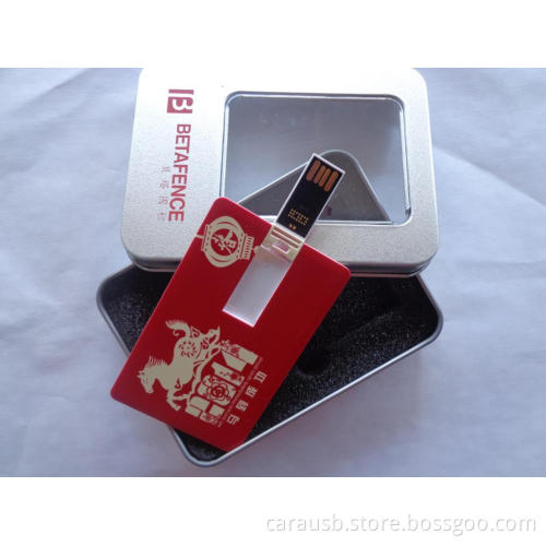 Dubai customize the card Usb flash disk gift card-style pendrive advertising stuffs